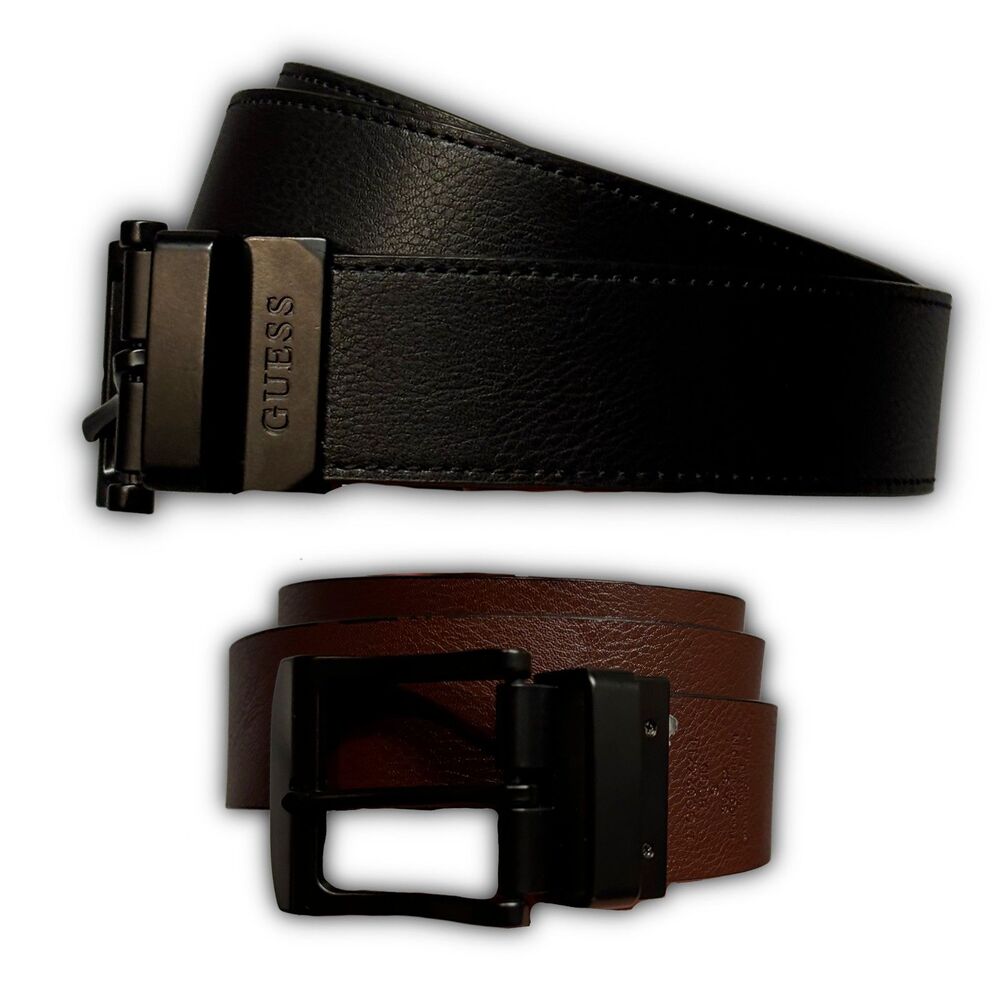 Guess Reversible Black Brown Belt